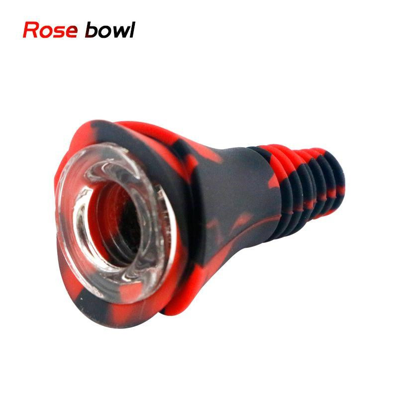 Waxmaid Universal 14mm&18mm Joint Rose Bowl (Silicone+Glass) thumbnail 3