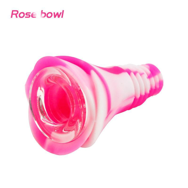 Waxmaid Universal 14mm&18mm Joint Rose Bowl (Silicone+Glass) thumbnail 4