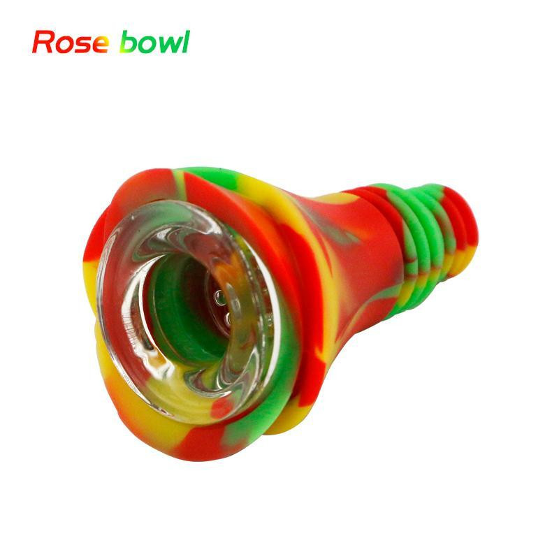Waxmaid Universal 14mm&18mm Joint Rose Bowl (Silicone+Glass) thumbnail 9