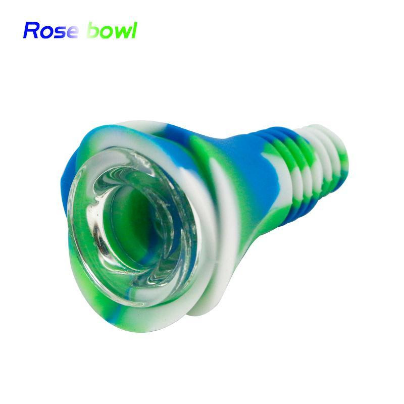Waxmaid Universal 14mm&18mm Joint Rose Bowl (Silicone+Glass) thumbnail 8