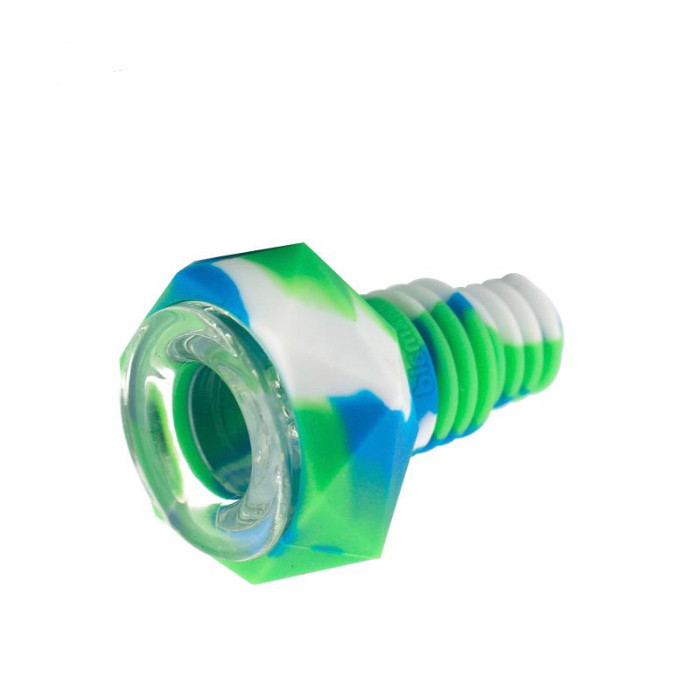 Waxmaid Universal 14mm & 18mm Joint, Diamond Bowl-Silicone & Glass. thumbnail 11