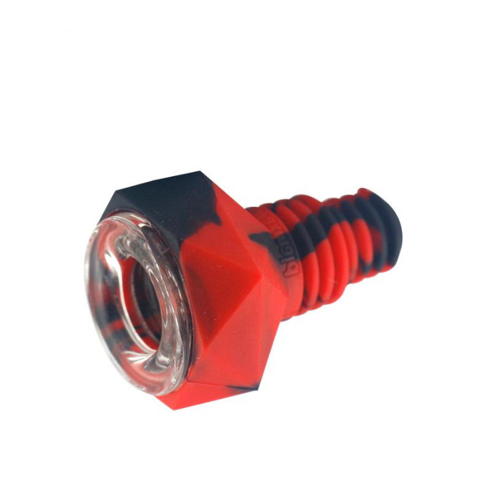 Waxmaid Universal 14mm & 18mm Joint, Diamond Bowl-Silicone & Glass. thumbnail 4