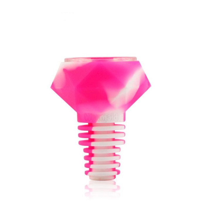Waxmaid Universal 14mm & 18mm Joint, Diamond Bowl-Silicone & Glass. thumbnail 13