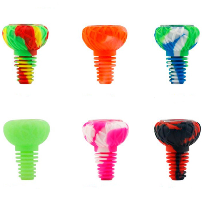 Waxmaid Universal 14mm & 18mm Joint, Bird Nest Bowl-Silicone & Glass thumbnail 5