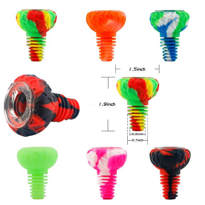 Waxmaid Universal 14mm & 18mm Joint, Bird Nest Bowl-Silicone & Glass thumbnail 10