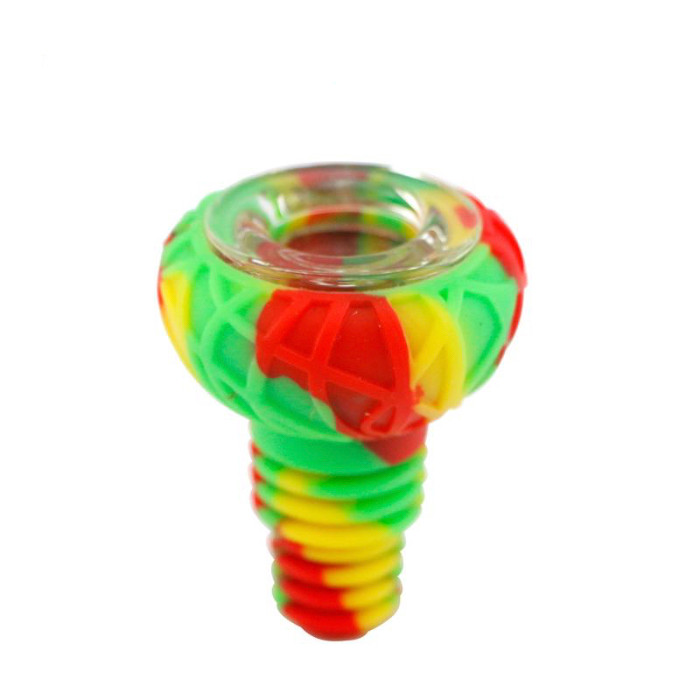 Waxmaid Universal 14mm & 18mm Joint, Bird Nest Bowl-Silicone & Glass thumbnail 6