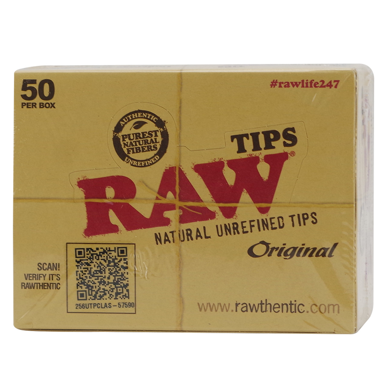 RAW - TIPS - 50 PER BOX