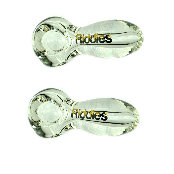 Riddles - 3.5" Clear - Hefty Extra Strong Hand Pipe thumbnail 3