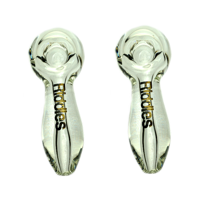 Riddles - 4.5" Clear - Hefty Extra Strong Hand Pipe thumbnail 3