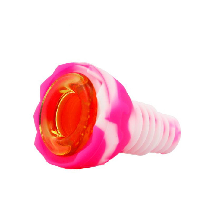 Waxmaid Universal 14mm & 18mm Joint, Egg Bowl-Silicone & Glass. thumbnail 10