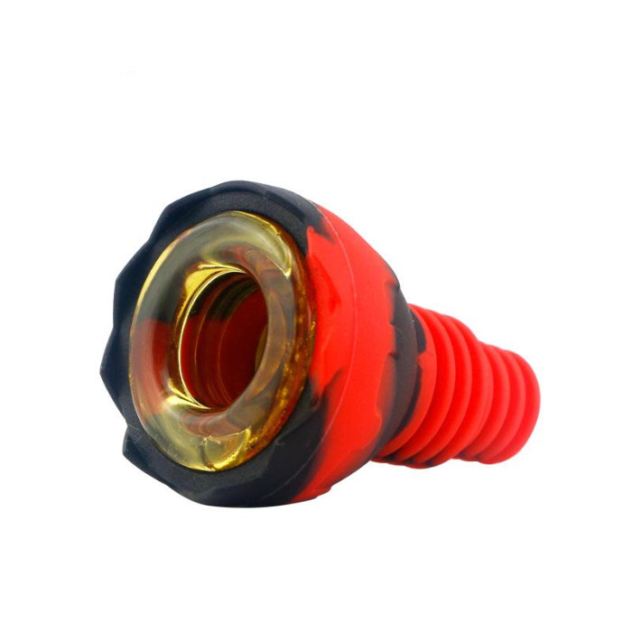 Waxmaid Universal 14mm & 18mm Joint, Egg Bowl-Silicone & Glass. thumbnail 8