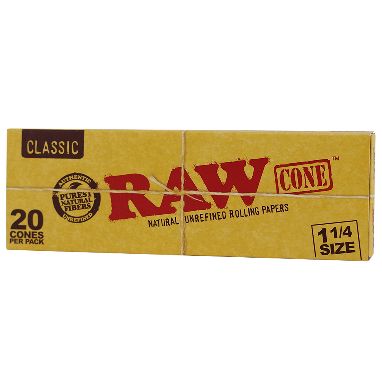 RAW - CLASSIC PRE ROLL CONE - 84MM/24MM - 1 1/4 DISPLAY 20CT thumbnail 3