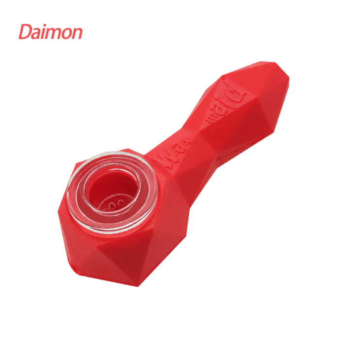 Waxmaid 4″ Daimon Silicone Handpipe thumbnail 3