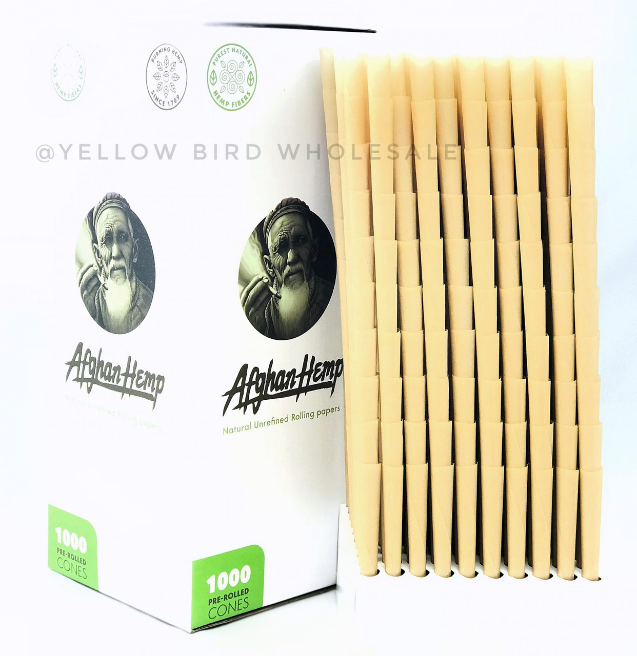 Afghan Hemp Pre-rolled King size Cones (1000 pack) $0.06 / Count thumbnail 6