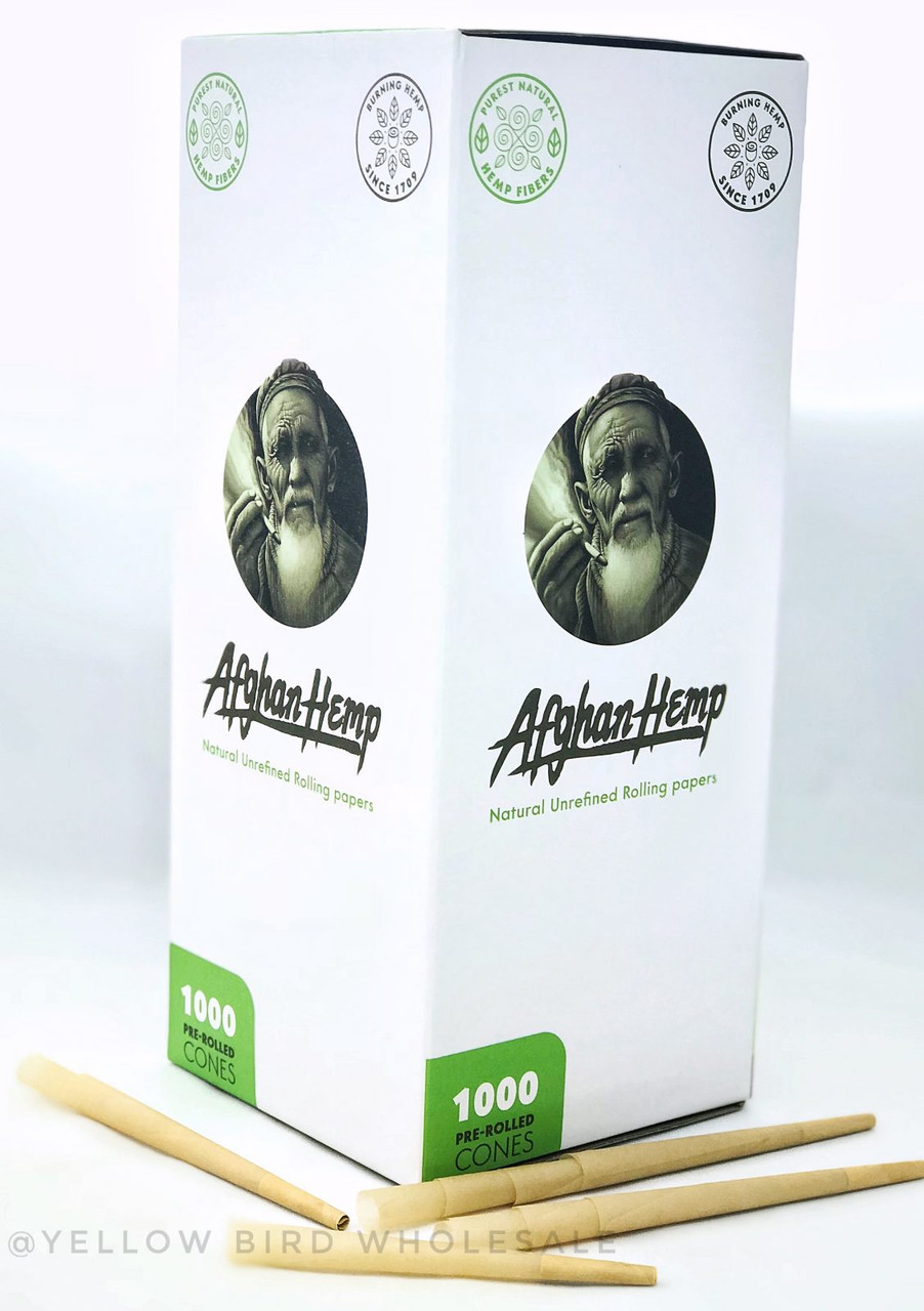 Afghan Hemp Pre-rolled King size Cones (1000 pack) $0.06 / Count thumbnail 3