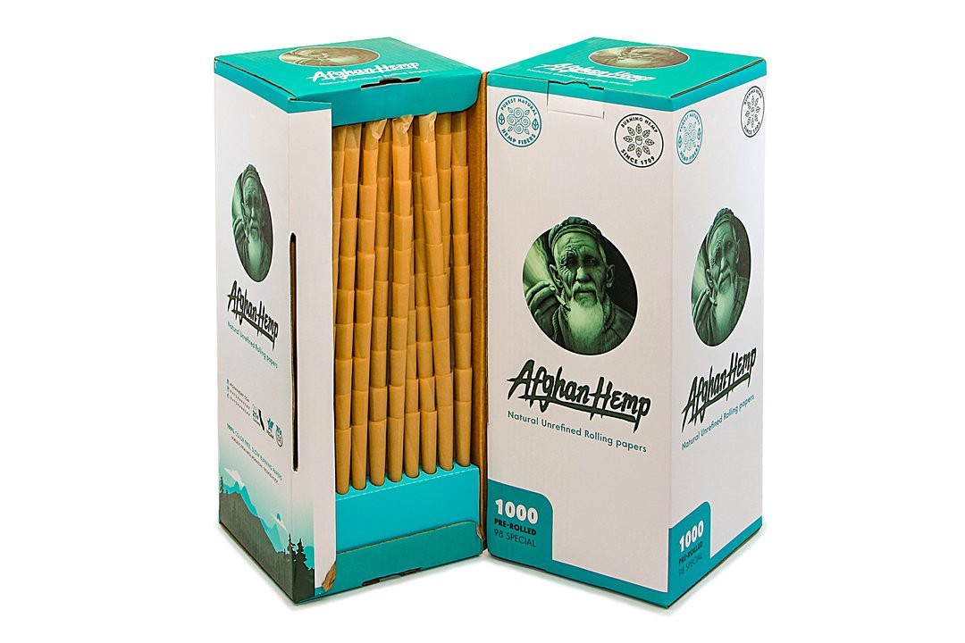 Afghan Hemp Pre-rolled Cones 98 Special (1000 pack) $0.06 / Count-Limited Quantity