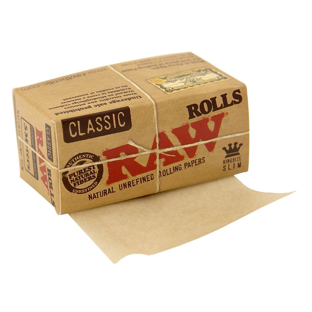 RAW - CLASSIC - ROLLS - KING SIZE - 12 PER BOX thumbnail 2