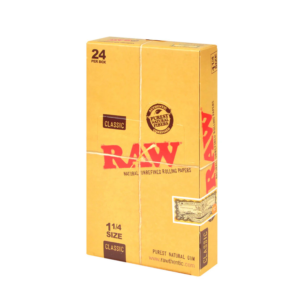 RAW - CLASSIC - NATURAL 1 1/4 - 24 PER BOX