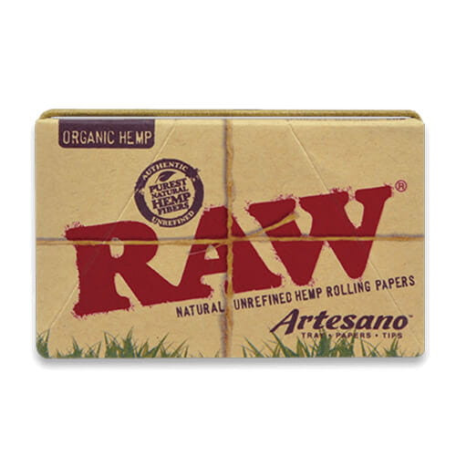 RAW - ORGANIC HEMP - 1 1/4 - ARTESANO - 15 PER BOX thumbnail 3