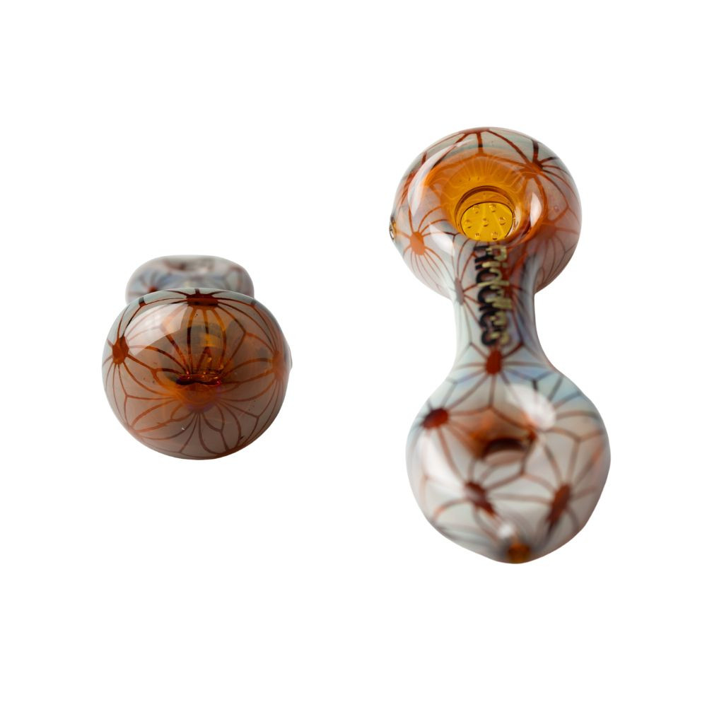 RIDDLES - 4.5" GEOMETRIC DONUT HAND PIPE with Screen 60G. thumbnail 3
