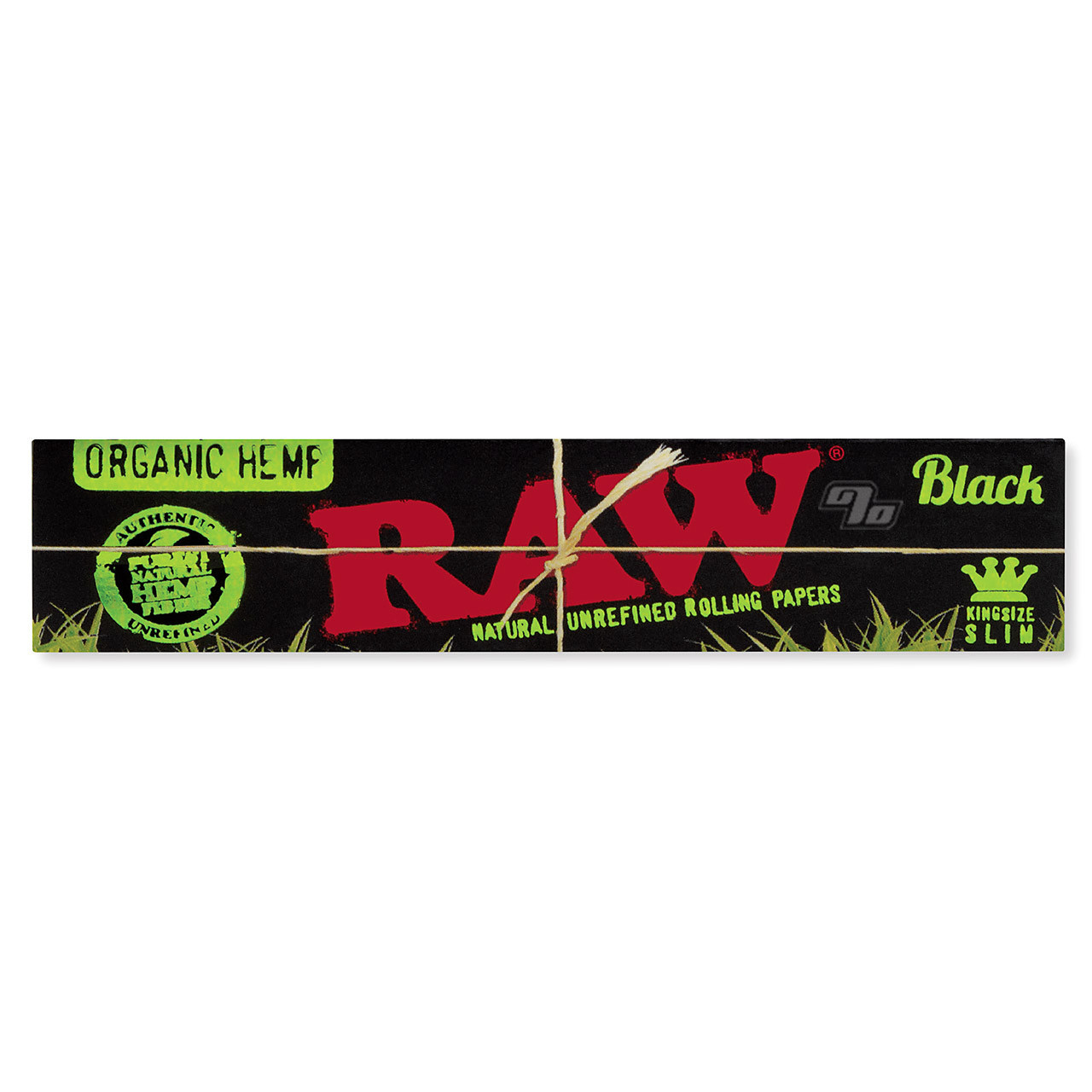 RAW - BLACK - ORGANIC HEMP KING SIZE SLIM - 50 PER BOX thumbnail 2