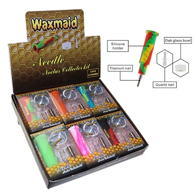 WAXMAID NEEDLE NECTAR COLLECTOR KIT - DISPLAY OF 6