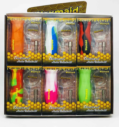 WAXMAID - DIAMOND - NECTAR COLLECTOR KIT - 6PC