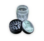 Afghan Hemp - JAR DISPLAY OF 15 - GRINDER + GLASS JAR COMBO thumbnail 2
