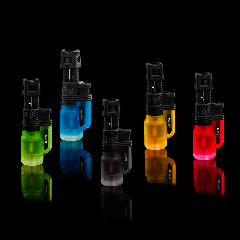 MAVEN TORCH - LAYTOP TRANSPARENT POCKET LIGHTER - 20PACK