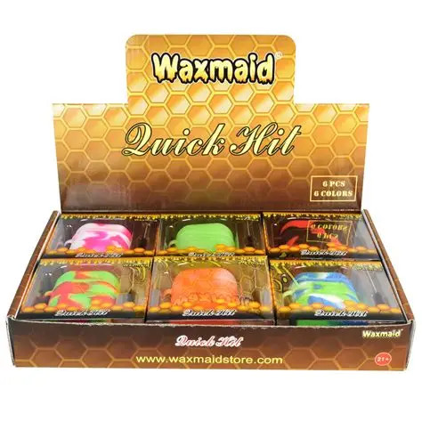 WAXMAID - QUICK HIT SILICONE DUGOUT DISPLAY - 6 IN DISPLAY