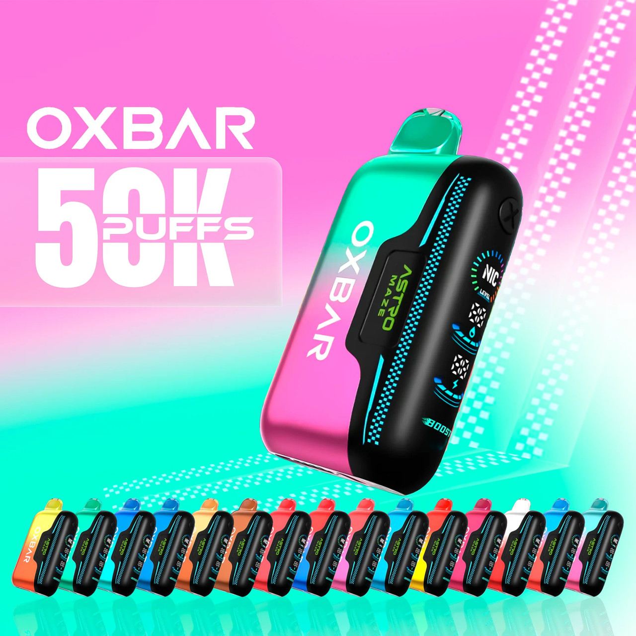 OXBAR - ASTRO MAZE - 50k - 5pc display