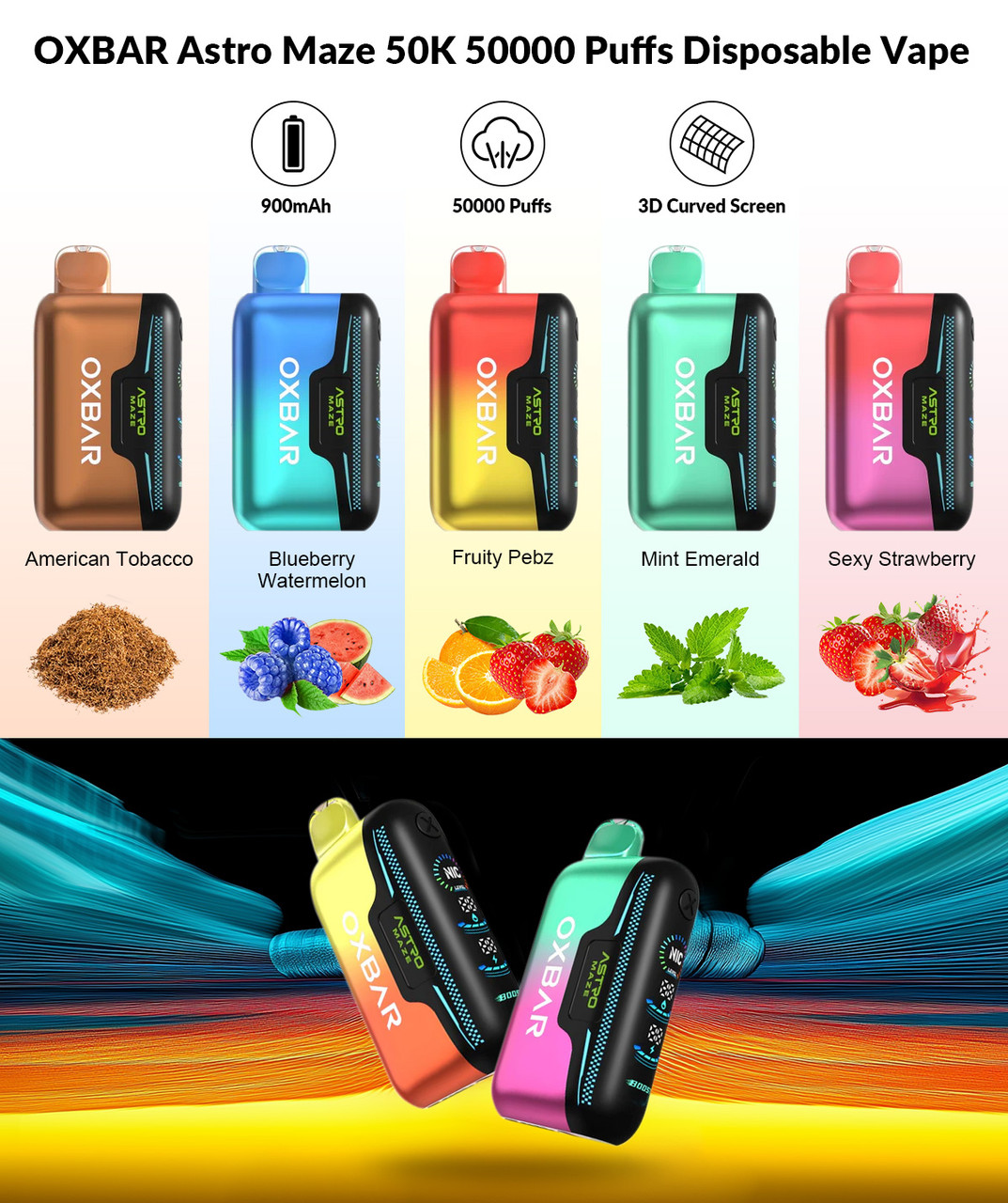 OXBAR - ASTRO MAZE - 50k - 5pc display thumbnail 2