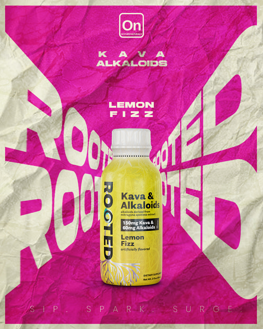 ROOTED - KAVA & ALKALOIDS - DISPLAY OF 12 BOTTLES thumbnail 4