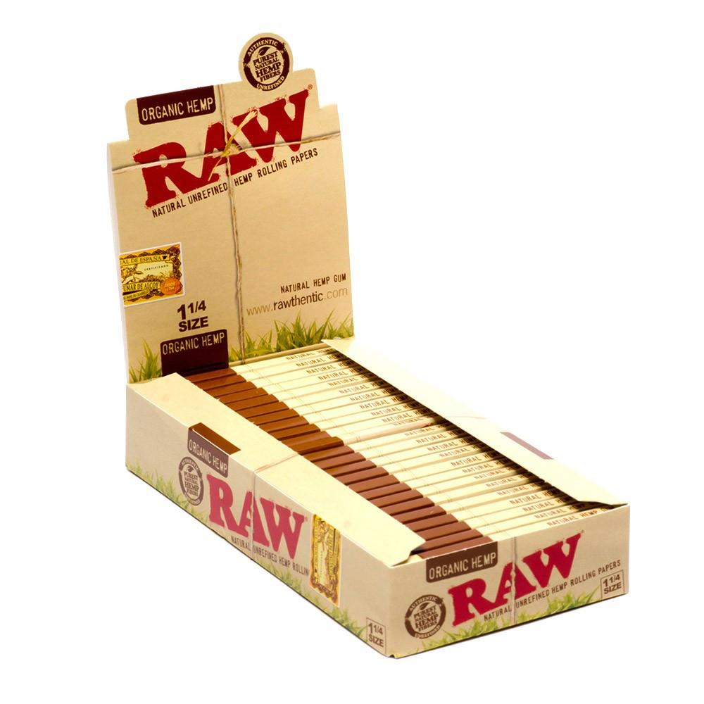 Raw - 1 1/4 Size Rolling Paper  - CLASSIC AND ORGANIC thumbnail 2