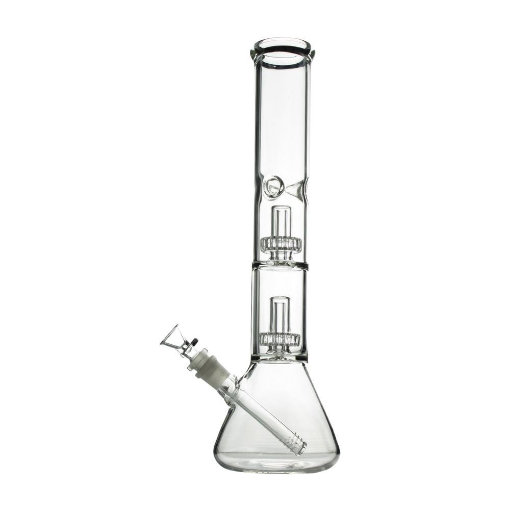 5mm – 14.5” Double UFO Perc Classic Beaker W/ Ice Catcher