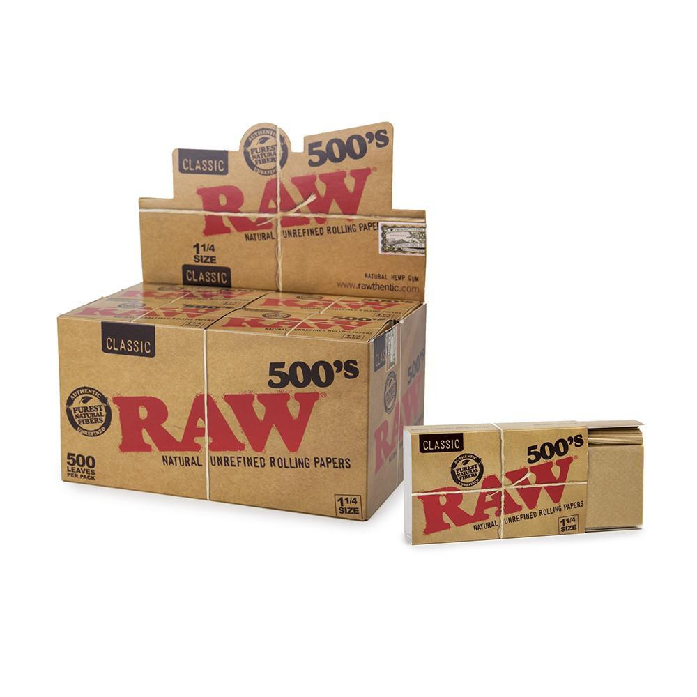 Raw Classic 1 1/4 500 Rolling Papers