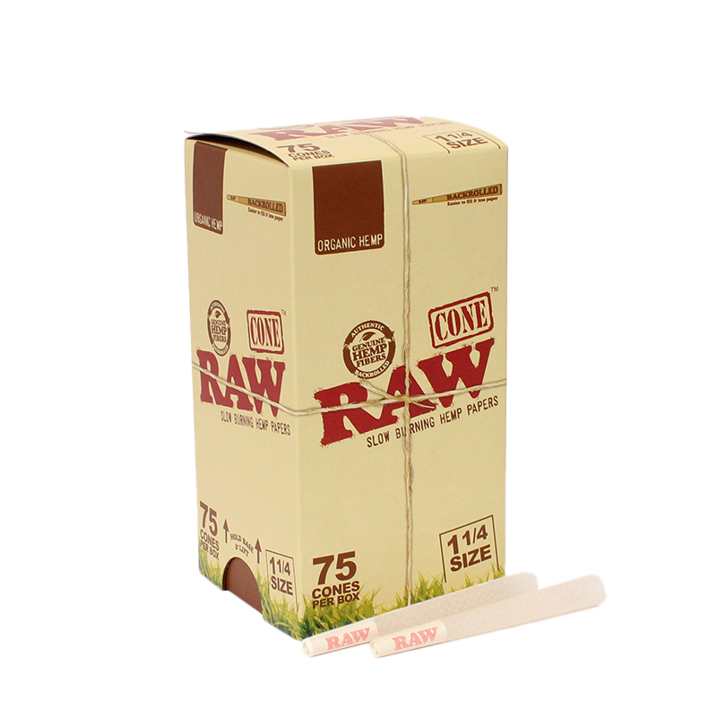 Raw Organic Cone 1 1/4 75ct