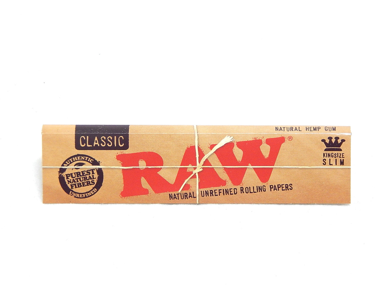 RAW CLASSIC KING SIZE SLIM ROLLING PAPER 32 LEAVES 50 PACK | 1 BOX thumbnail 2