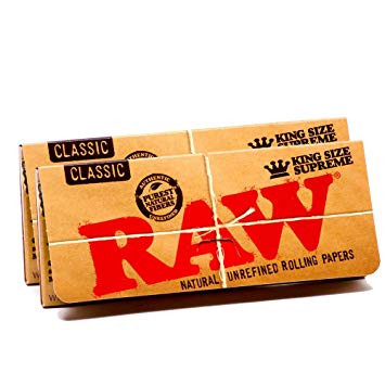 RAW Classic King Size Supreme Rolling Paper - 24ct thumbnail 4