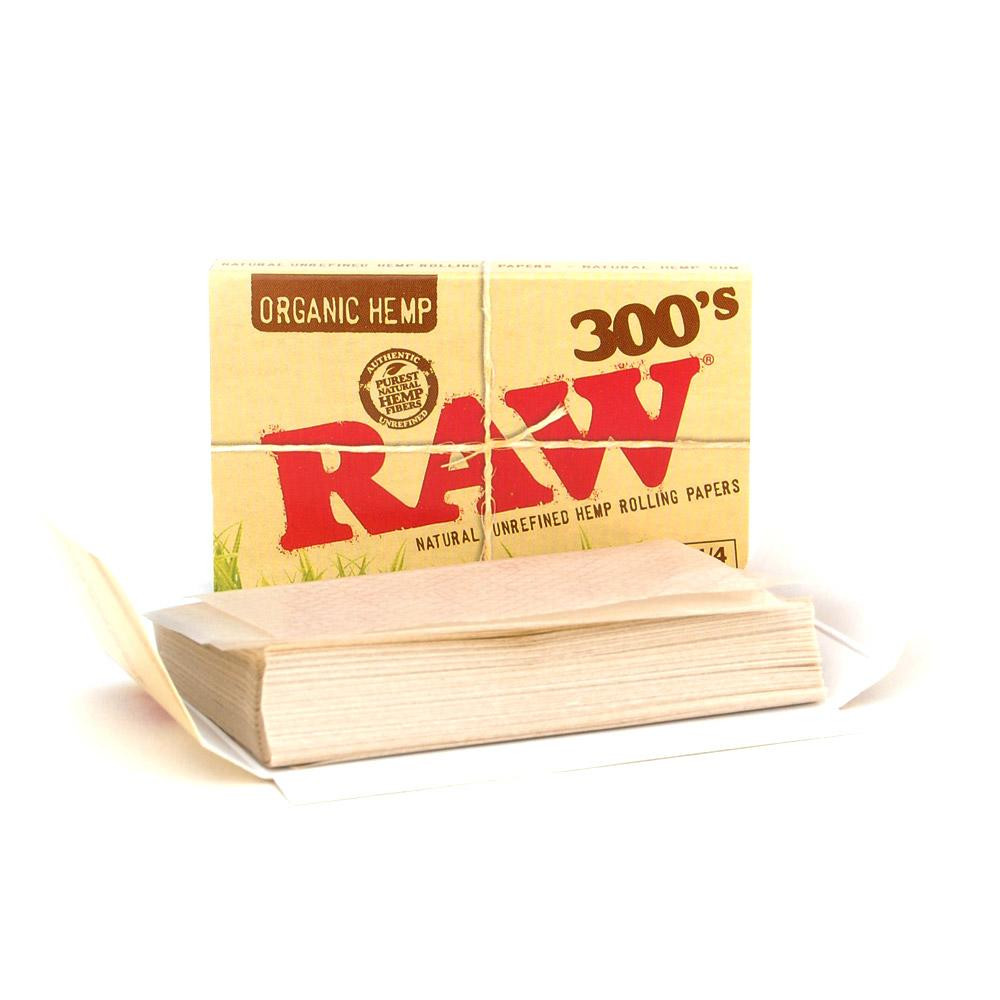 RAW ORGANIC 1 1/4 300 ROLLING PAPER 300's 40 PACK - 1 BOX thumbnail 6