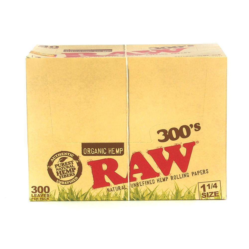 RAW ORGANIC 1 1/4 300 ROLLING PAPER 300's 40 PACK - 1 BOX thumbnail 5