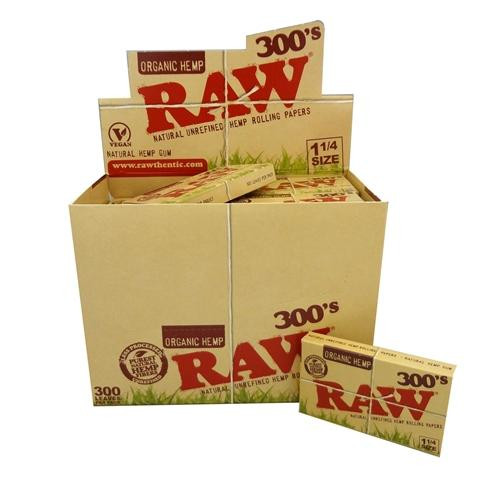 RAW ORGANIC 1 1/4 300 ROLLING PAPER 300's 40 PACK - 1 BOX thumbnail 8