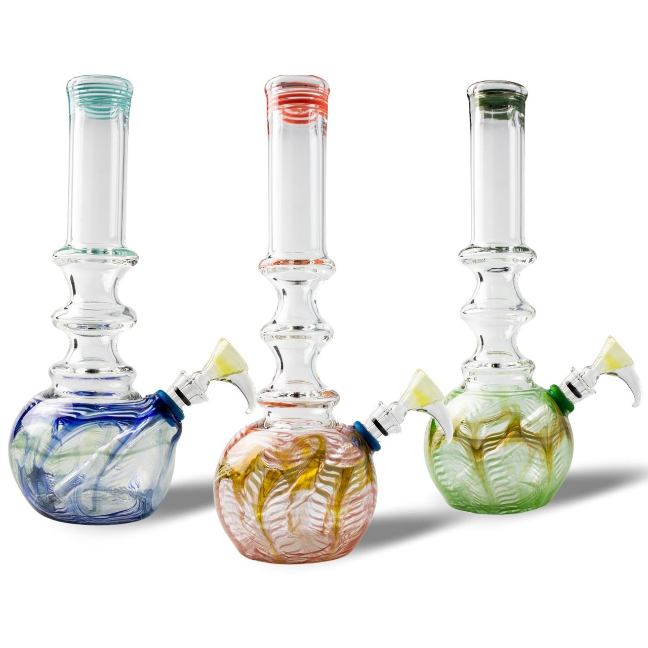 10″ USA Assorted Triple Ring Wrap & Rake Mini Beaker - View 1