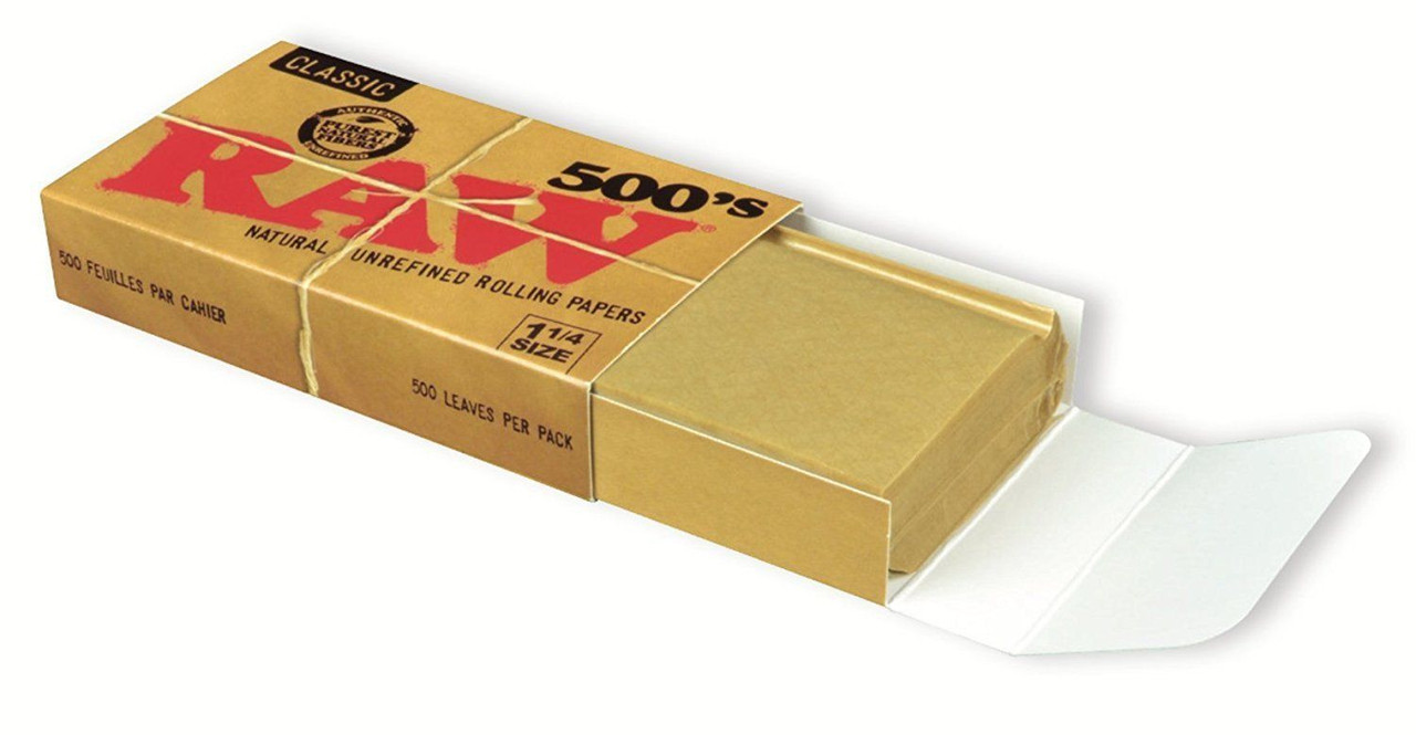 Raw Classic 1 1/4 500 Rolling Papers thumbnail 2