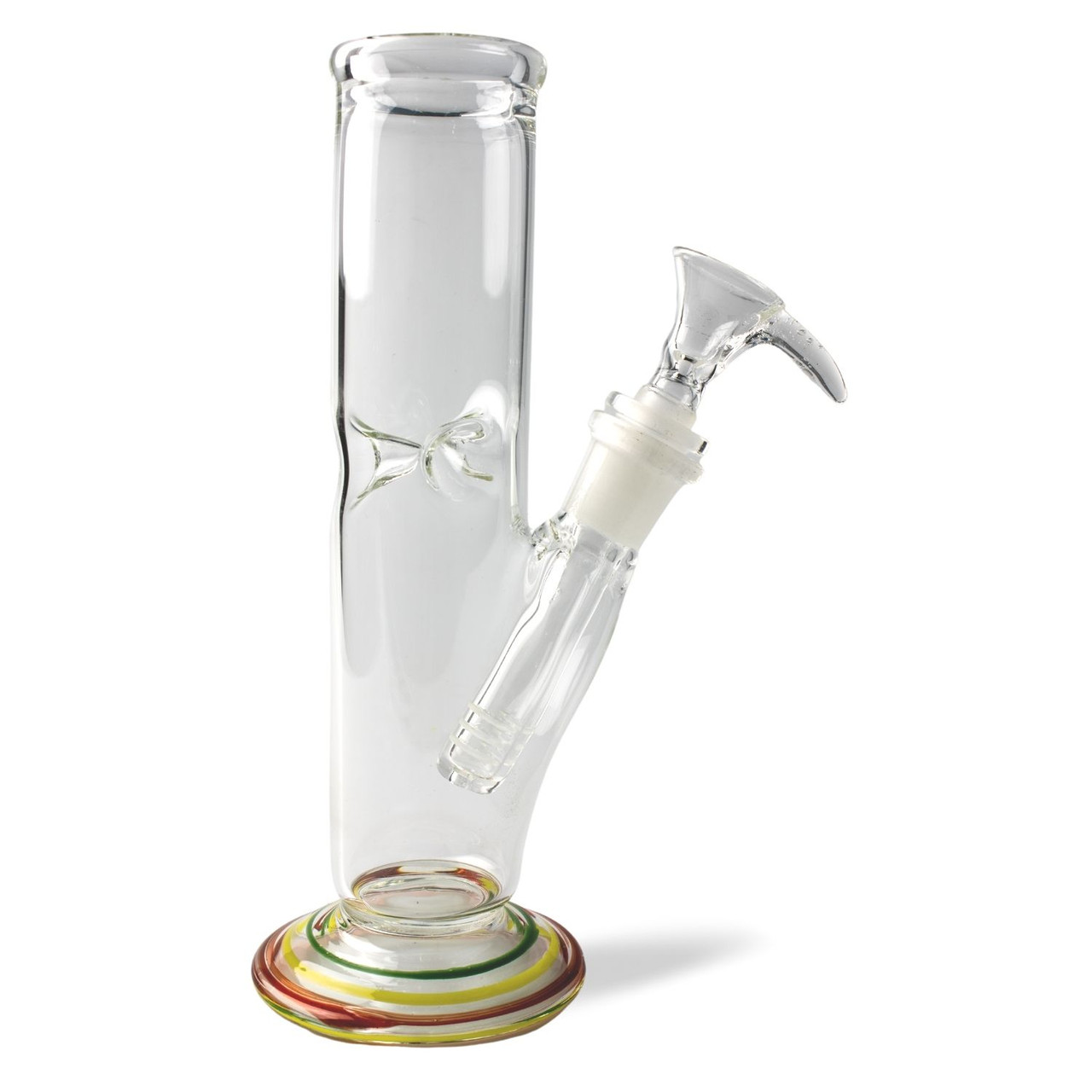 8"- 5mm USA Straight Ice Catcher - Ice Pinch - Glass on Glass thumbnail 4