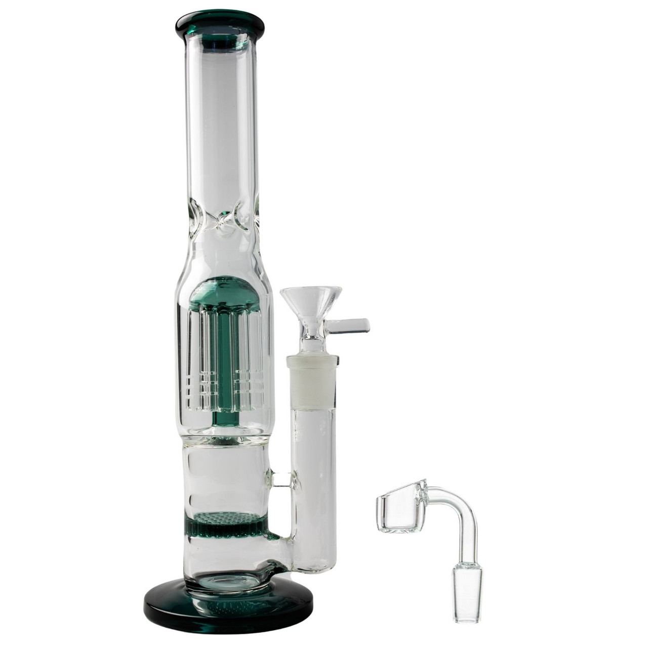 5mm – 10” Double Perc Straight Tube *Combo thumbnail 6