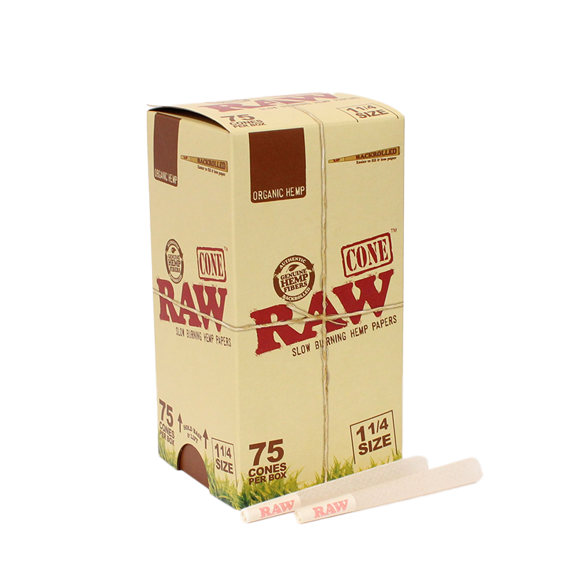 Raw Organic Cone 1 1/4 75ct - View 1