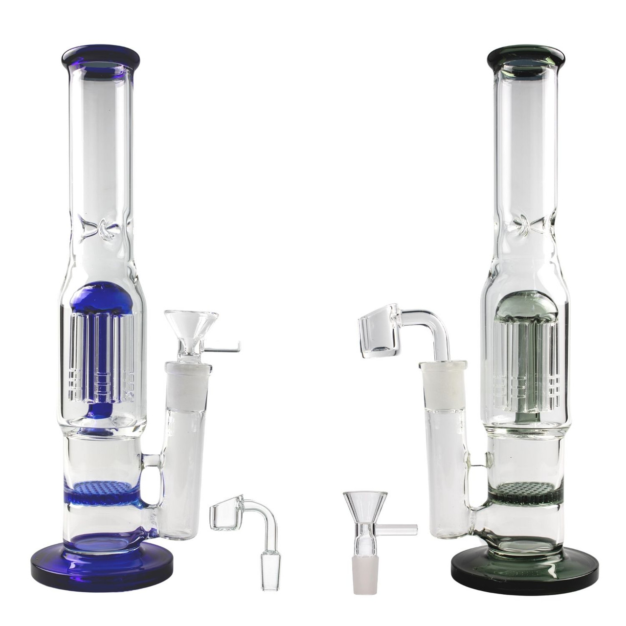 5mm – 10” Double Perc Straight Tube *Combo - View 1