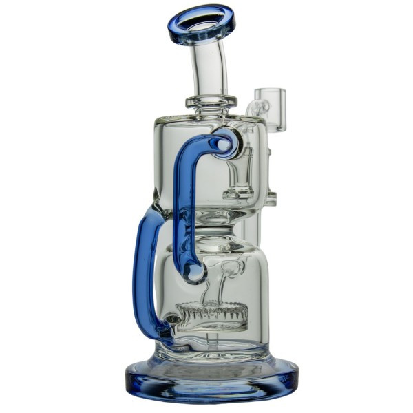 5mm – 9” Double Arm Showerhead Perc Barrel Rig - View 1