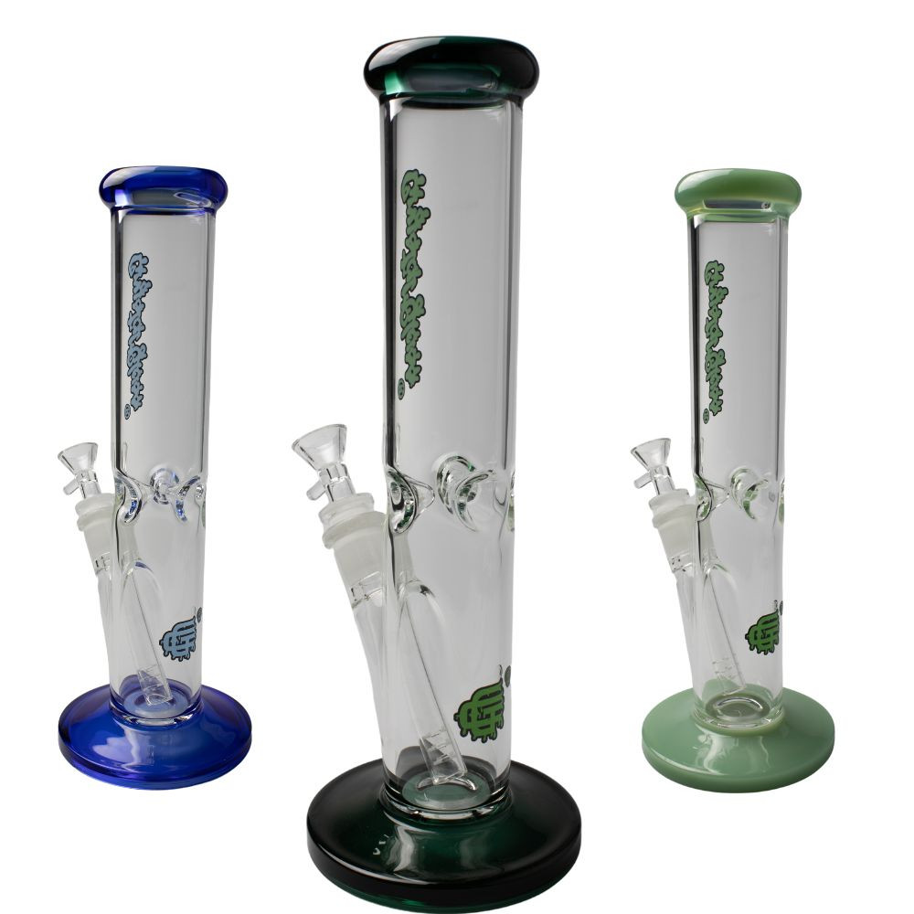 5mm - 12” Crystal Glass Straight Tube Ice Pinch - View 1